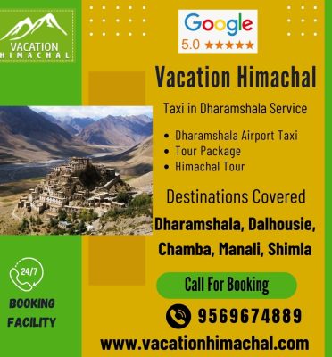 Vacation Himachal Dharamshala Taxi Service