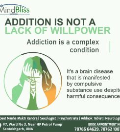 Mindbliss Clinic – Mental Health, Sexologist, Rehabilitation center, Neuropsychiatry and De-addiction Clinic Bilaspur H.P.