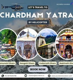 Accretion Aviation Char Dham Yatra By Helicopter Private Jet Charter Air Ambulance