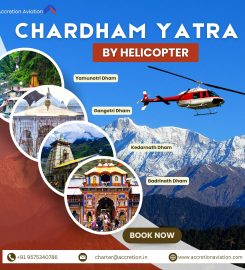 Accretion Aviation Char Dham Yatra By Helicopter Private Jet Charter Air Ambulance