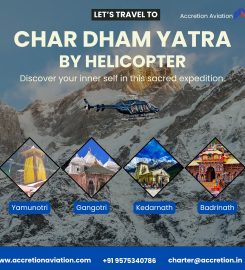 Accretion Aviation Char Dham Yatra By Helicopter Private Jet Charter Air Ambulance
