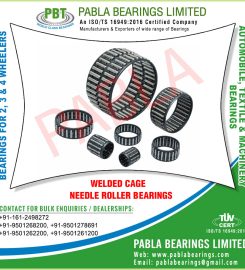 Needle Roller Bearings automobile ball bearings, Ball Racer Kit , Handle Bearing, Suspension Kit manufacturers exporters in Ludhiana Punjab india  +91-9501268200, +91-9501278691 https://www.pablabearings.com