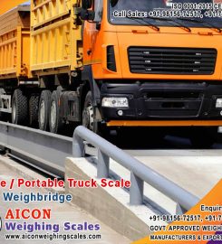 Truck Weighing Scales, Truck Weighbridge, DharamKanta, Industrial Weight Machine manufacturers exporters in India, Punjab Ludhiana +91-9815672517 +91-7504000101 https://www.aiconweighingscales.com