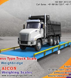 Truck Weighing Scales, Truck Weighbridge, DharamKanta, Industrial Weight Machine manufacturers exporters in India, Punjab Ludhiana +91-9815672517 +91-7504000101 https://www.aiconweighingscales.com